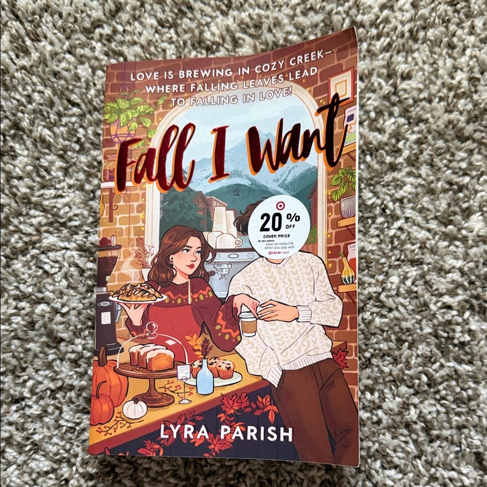 Fall I Want by Lyra Parish - Autumn Illustration Paperback - Red & Brown Cover